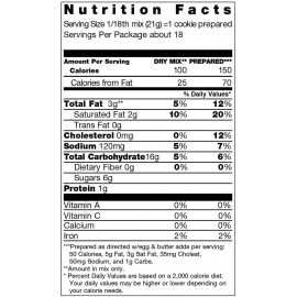 Pamela's Choc Chunk Cookie Mix Gluten Free (6x13.6 Oz)