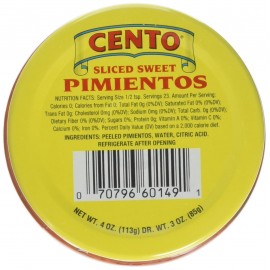 Cento Sliced Pimentos (12x4 Oz)