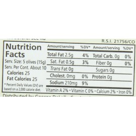 De Lallo Stuffed Manzanilla Olives (12x5.75 Oz)