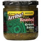 Arriba! Fire Roasted Green SalsaMedium (6x16Oz)