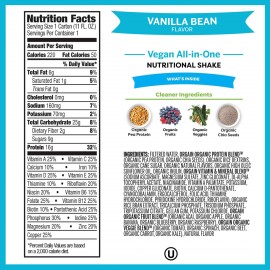 Orgain Sweet Vanilla Bean, Vegan (12X11 OZ)