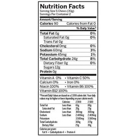 Probar Enrgy Chews Raspberry (12x2.1OZ )