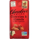 Chocolove Dark Chocolate Bar Cherry & Almond (12x3.2 Oz)