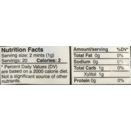 Epic Dental Xylitol Sweetened Peppermint (10x60 Ct)