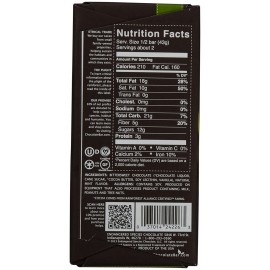 Endangered Species Dark Chocolate Bar Mint Rain Forest (12x3 Oz)