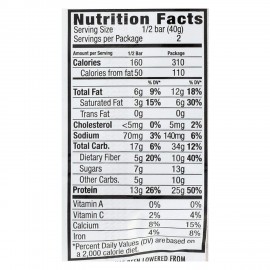 Nugo Real Dark Chocolate (12x2.82OZ)
