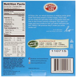 Enjoy Life Foods Milk Chocolate Crispy Rice Bar (24x1.4 Oz)