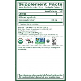 Traditional Medicinals Raspberry Leaf Tea (6x16 Bag)