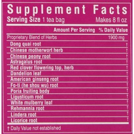 Triple Leaf Tea Sugar Balance Womens Tonic Tea (6x20 Bag)