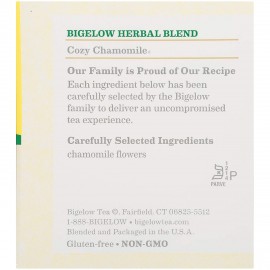 Bigelow Cozy Chamomile Herb Tea (6x20 Bag)