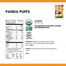 Envirokidz Panda Puffs Gluten Free (12x10.6 Oz)